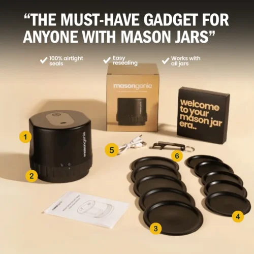 Mason Genie® Vacuum Sealer Kit
